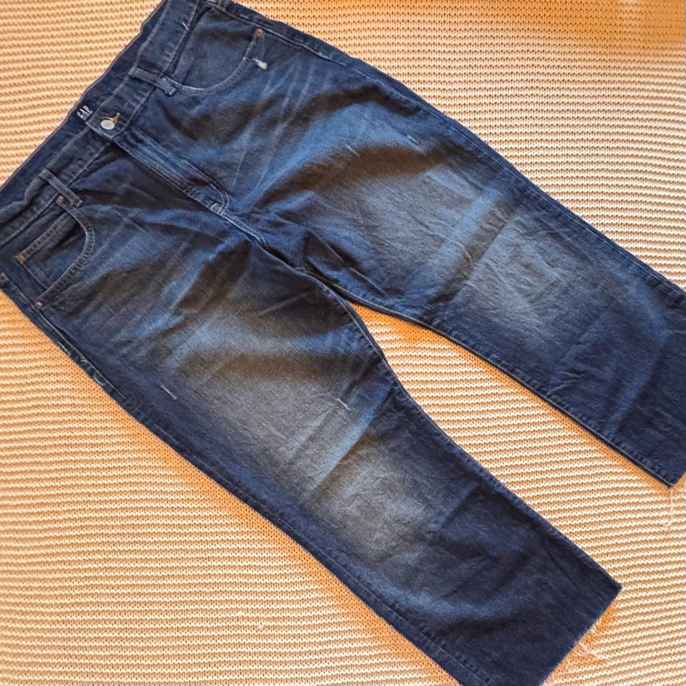 RARE 💖 GAP Ankle Flare Jeans Indigo Wash Size 16